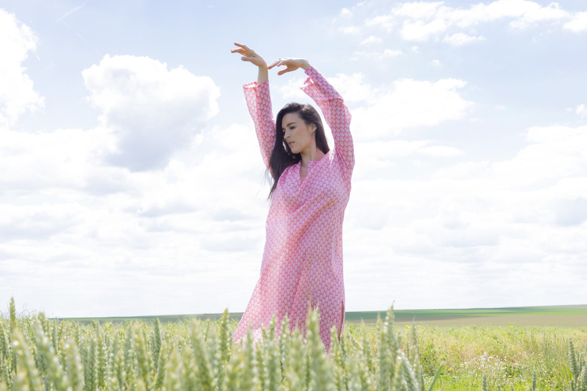 Caftan Mini Rosa (2)