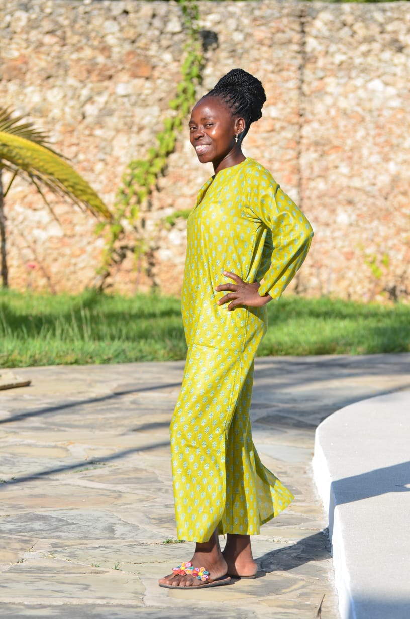 MiniRosa Caftan en nuage de coton
