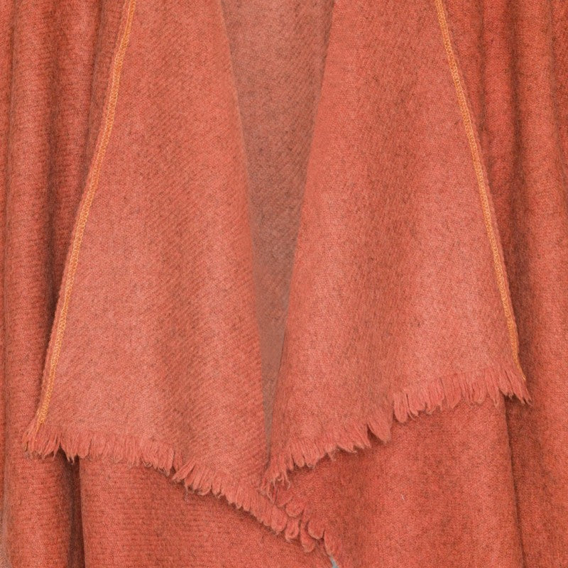 Poncho en Yack - Orange