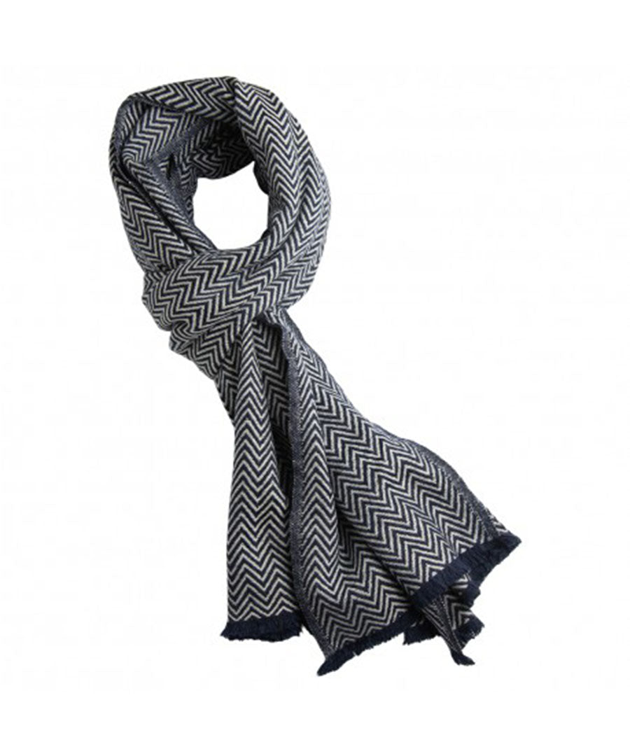 Étole en Laine & Cashmere Mélisande - Bleu