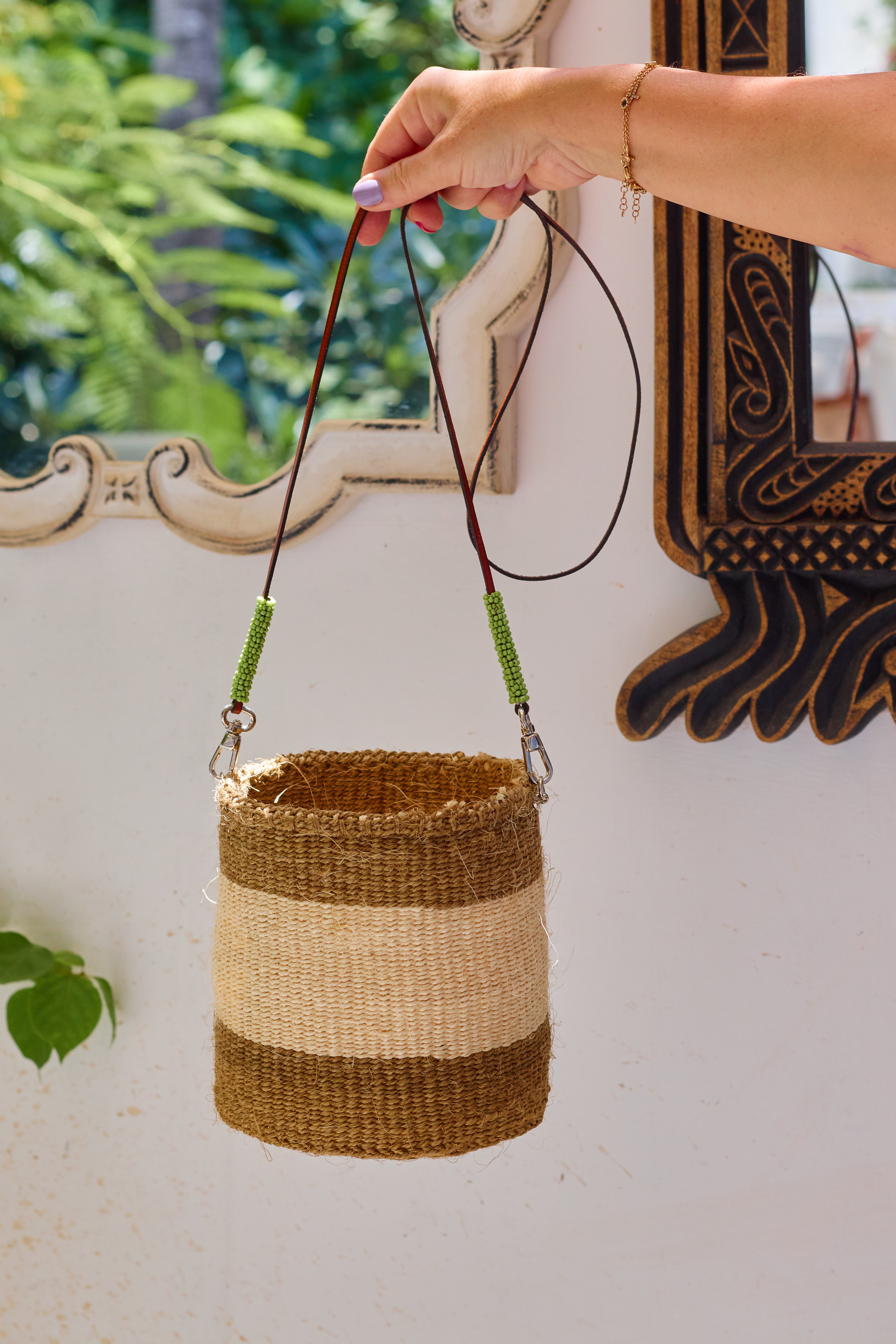 Bandoulière Charo Cordon Beige - Longuer 105 cm