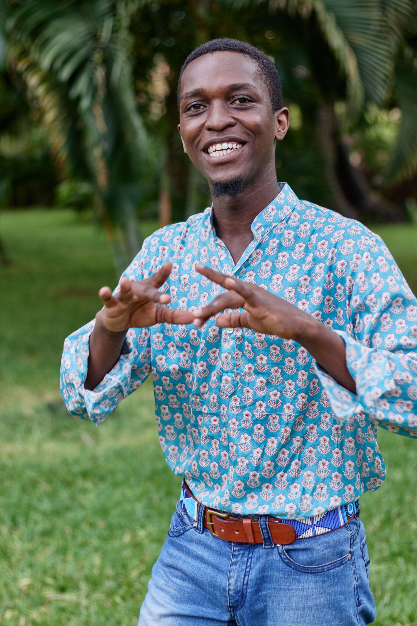 Chemise coton léger été homme en nuage de coton imprimés colorés