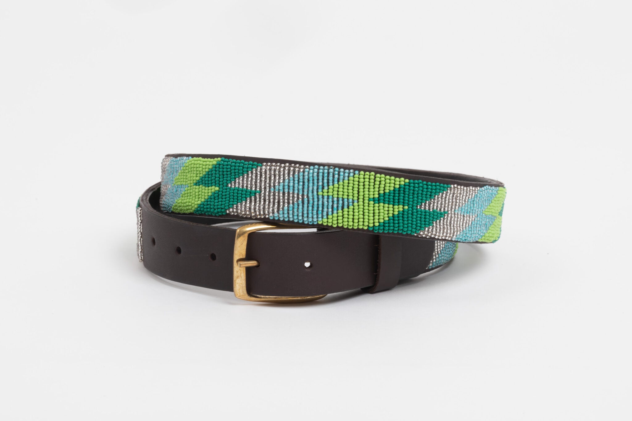 MiniRosa - Collier pour chien motif Zeta dans les tons du vert