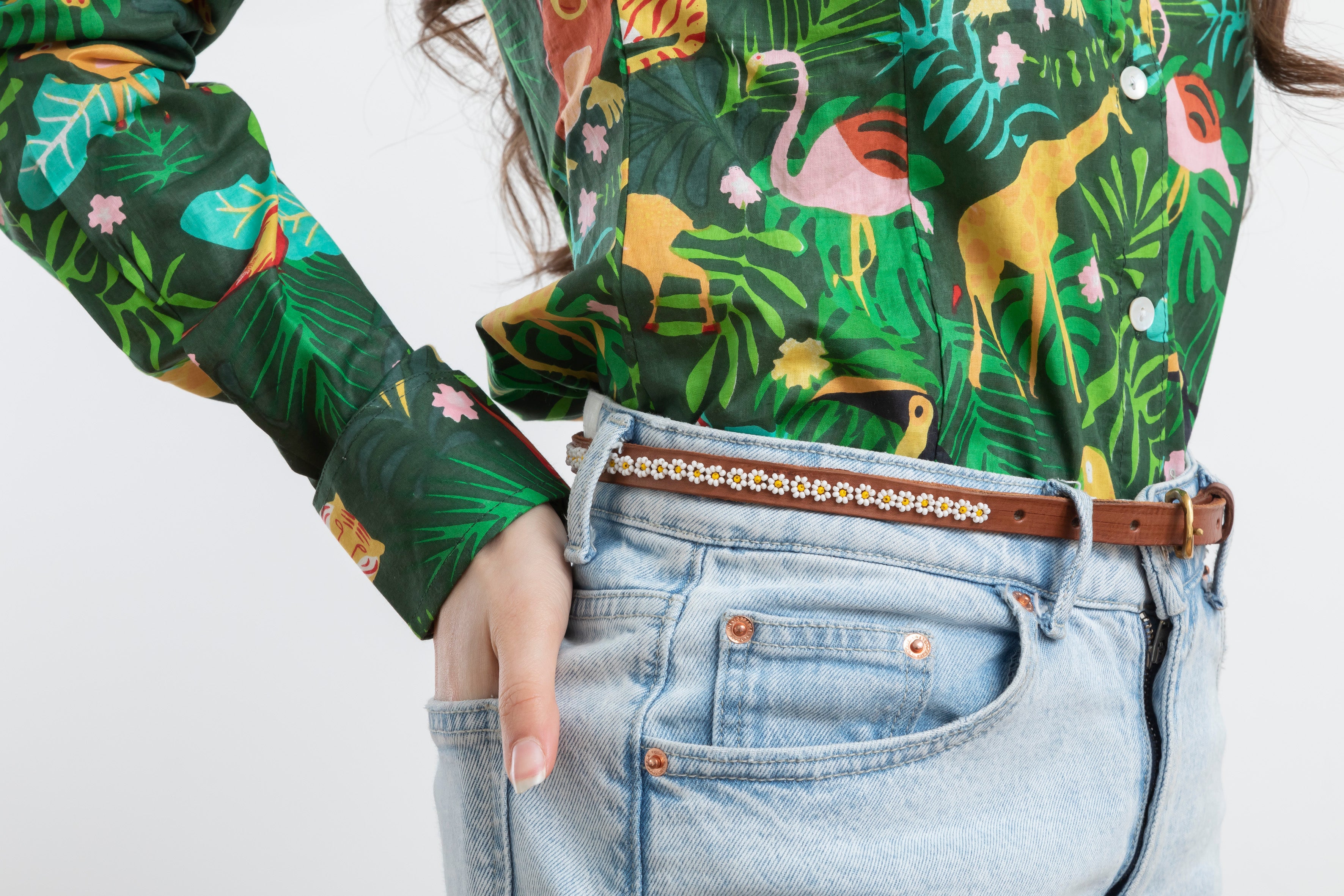 Masai Belt - Daisy (White)