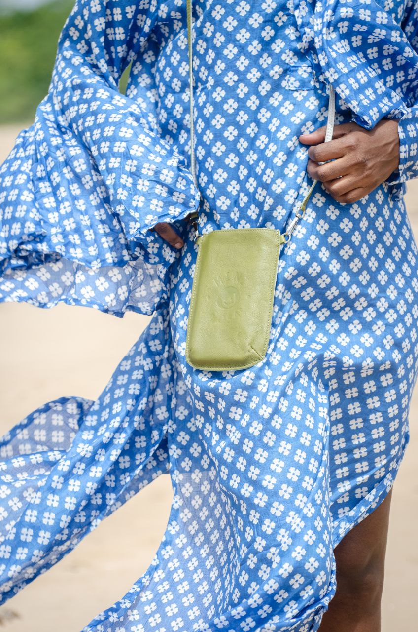 Robe été femme en coton léger et manches à volants