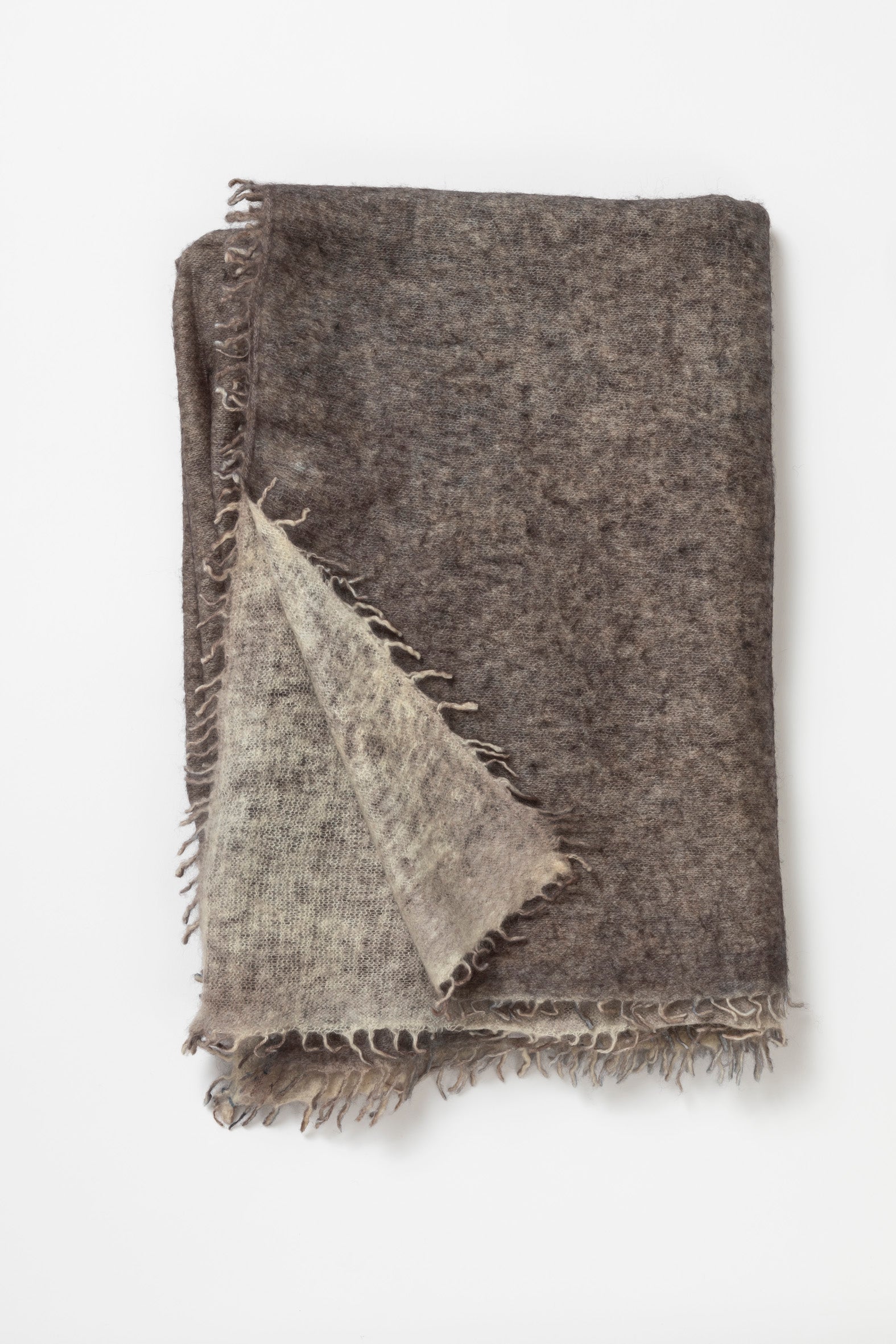 Echarpe en Cashmere Spray - Marron