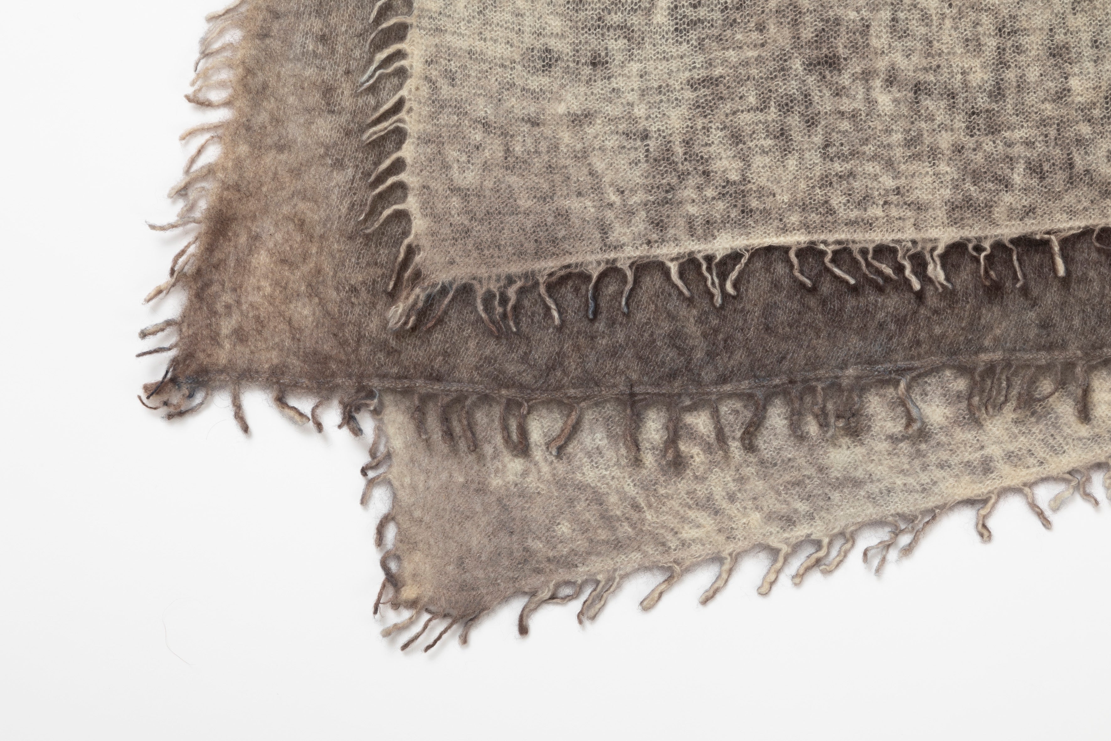 Echarpe en Cashmere Spray - Marron