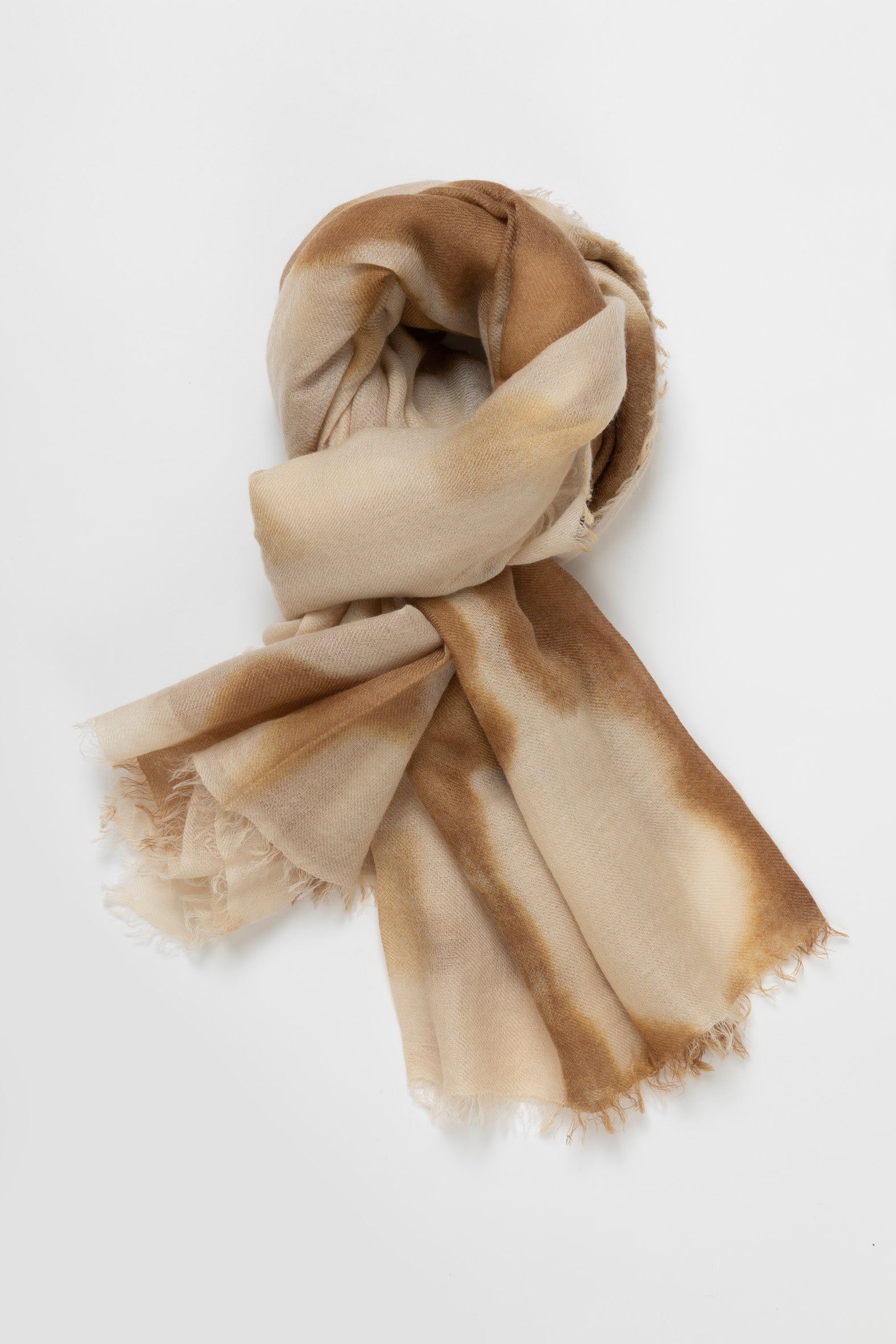 Echarpe en Cashmere Ultra Light - Camuflage Beige