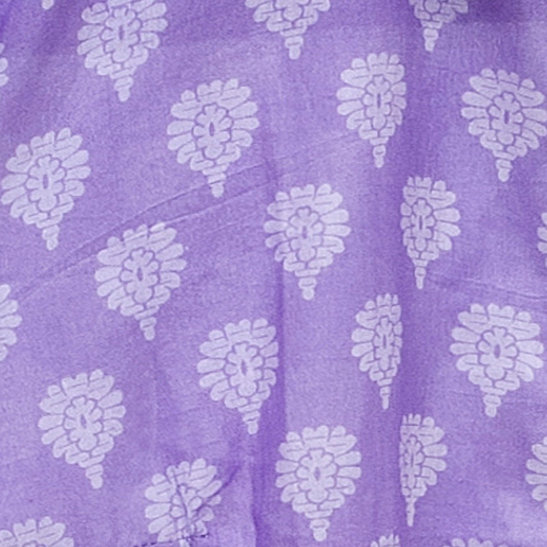 MiniRosa Motif Nuage de Coton Violet