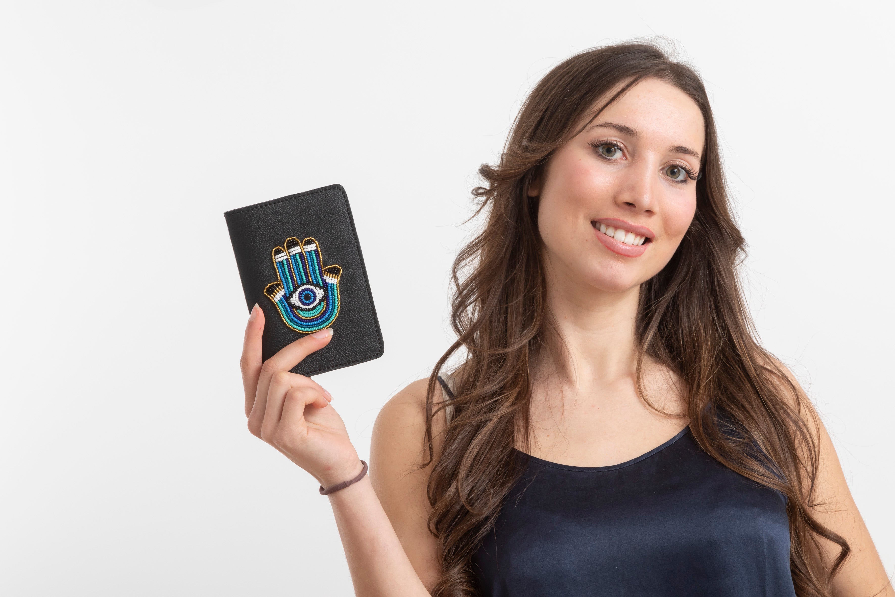 Etui Porte-Passeport Evil Eye