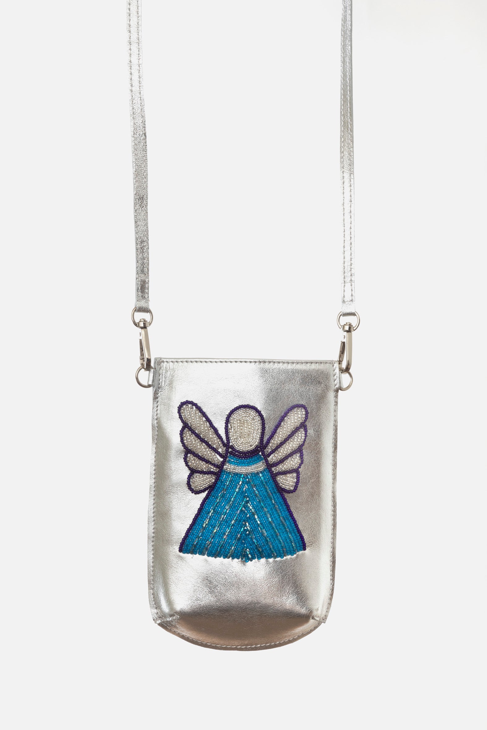 Porte-Téléphone Bravo Laminé Argent - Ange Bleu