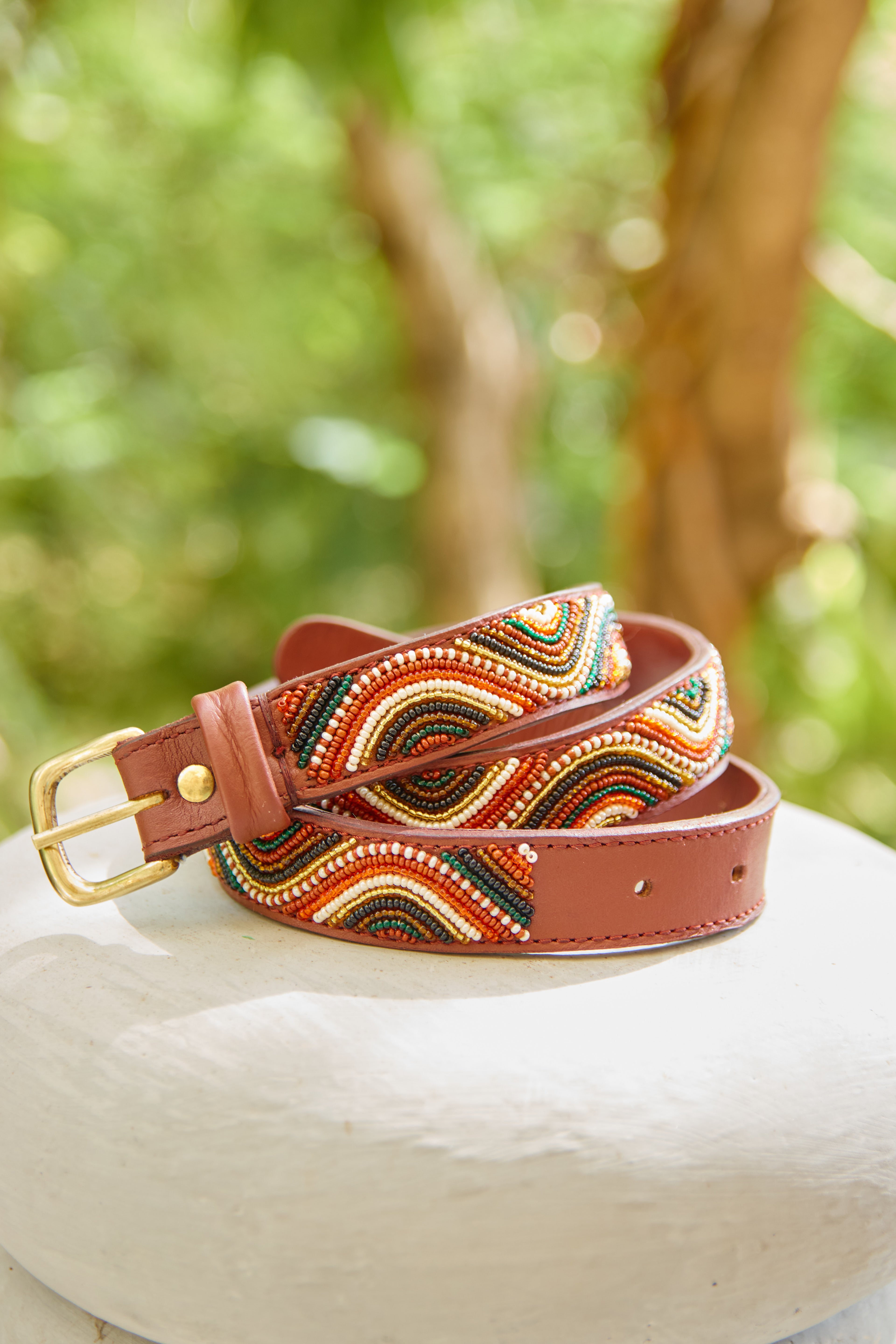 Masai Belt - Suzan (Light Blue)