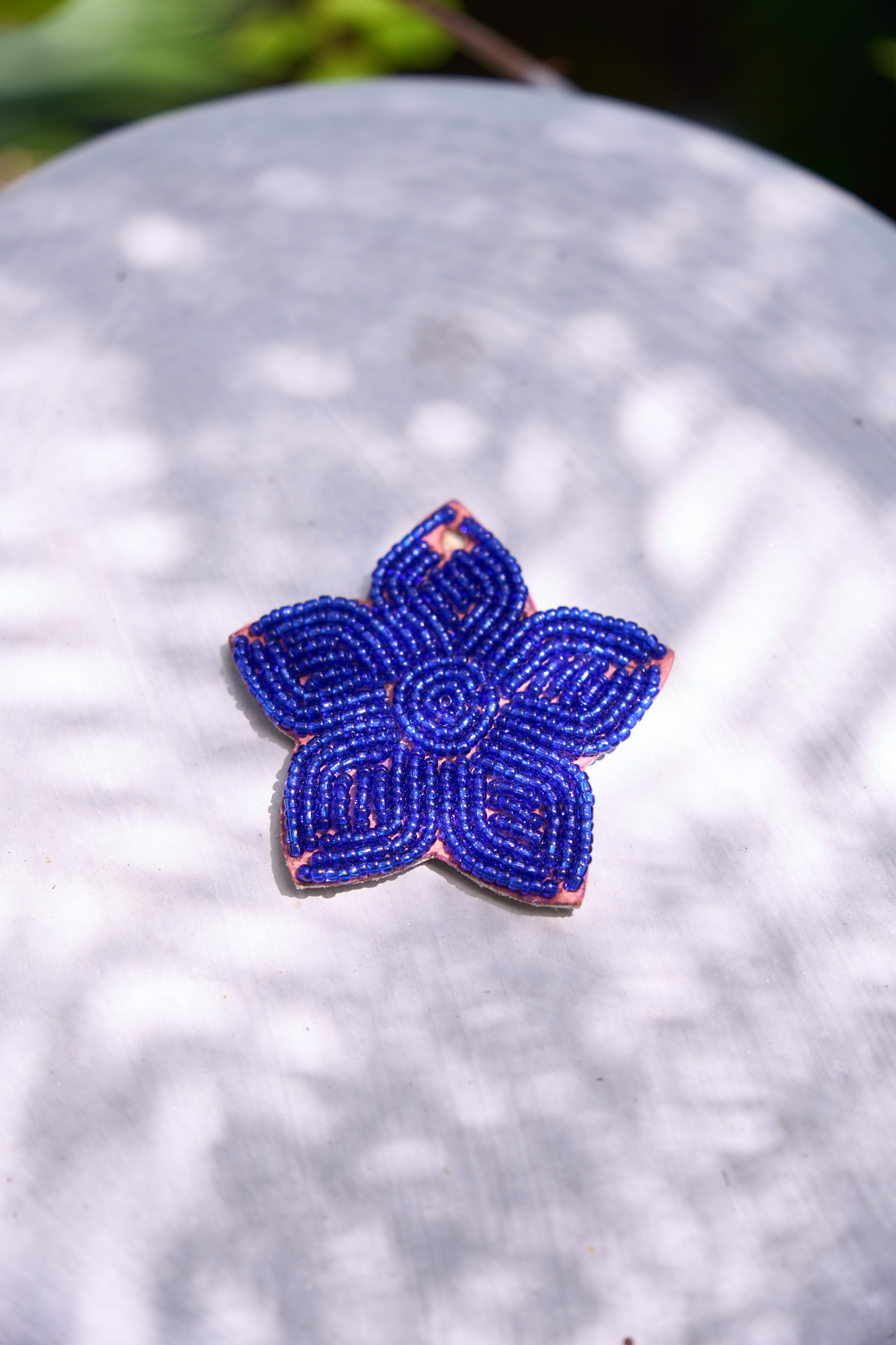 Porte-clés / Charms Fleurs de Noël