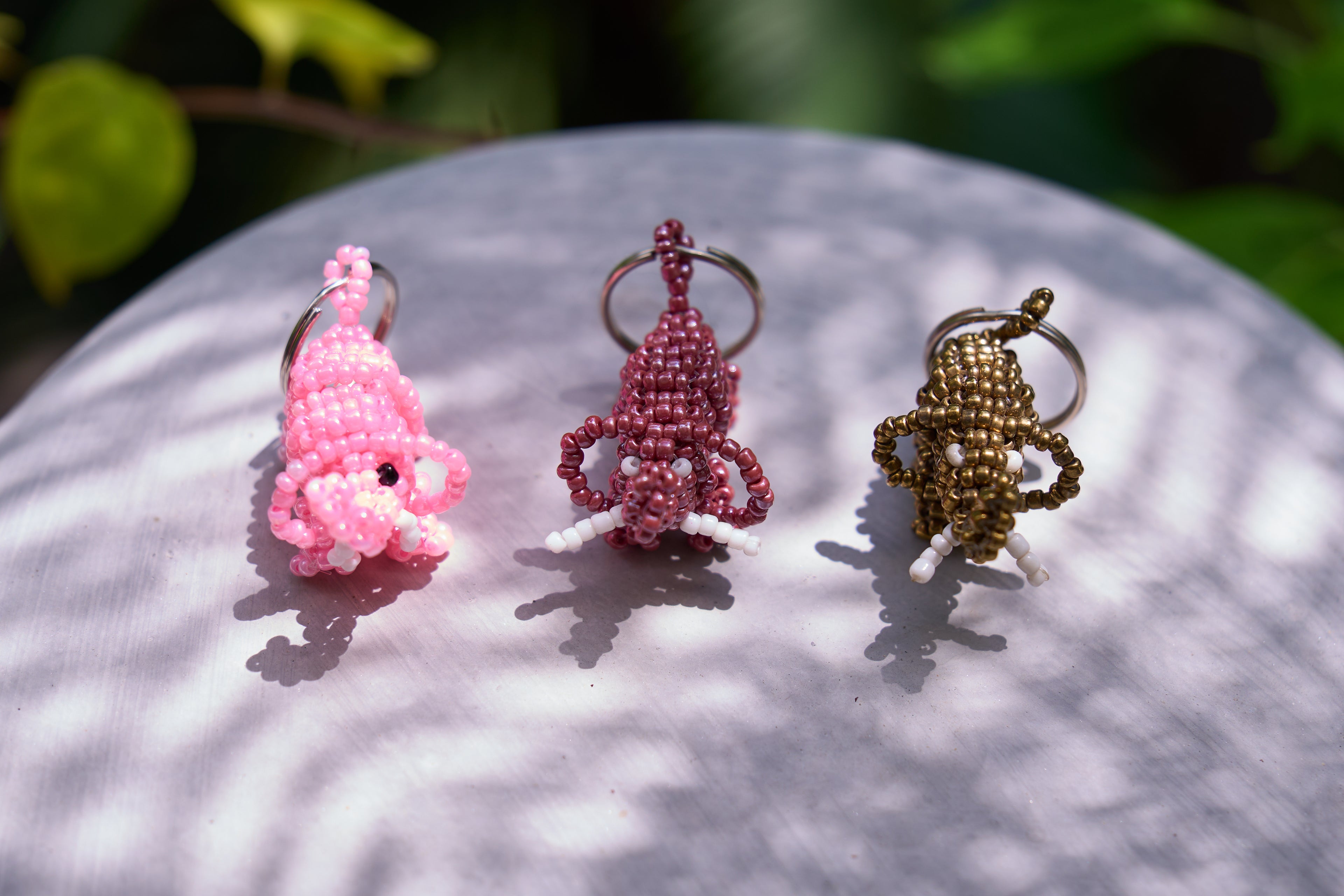 Porte-clés / Charms Animaux de la Savane