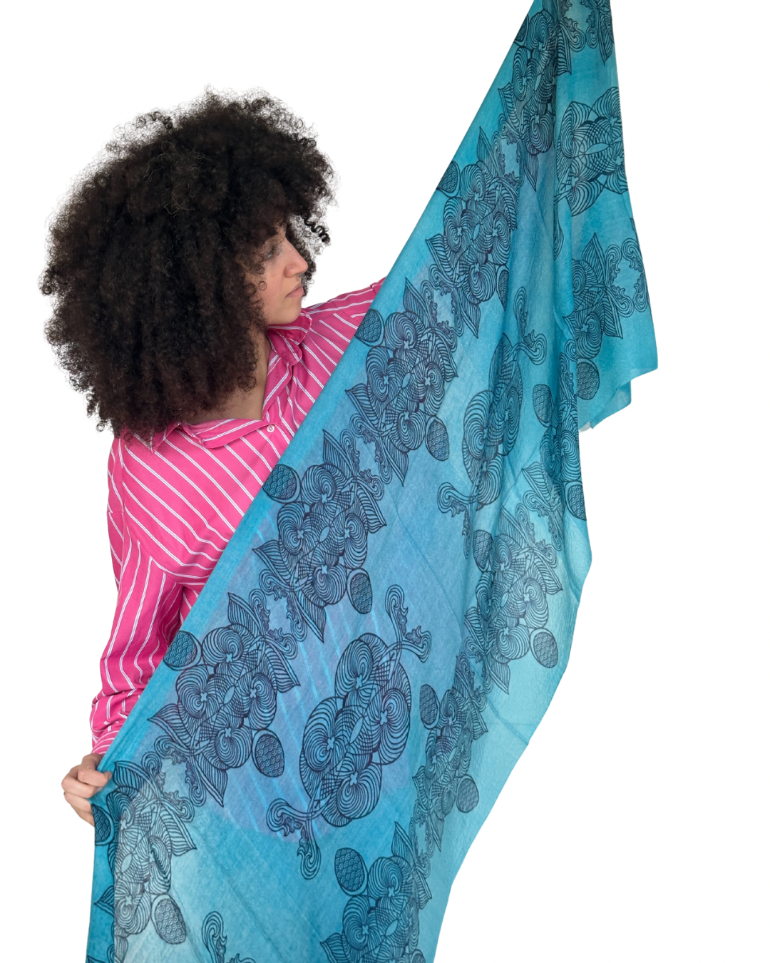 Echarpe en Cashmere Ultra Light - Motifs Géometriques