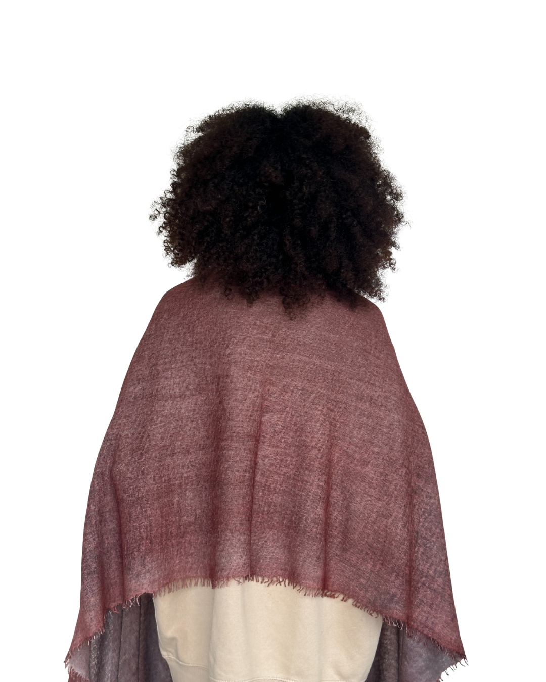 Echarpe en Cashmere Spray - Bordeaux