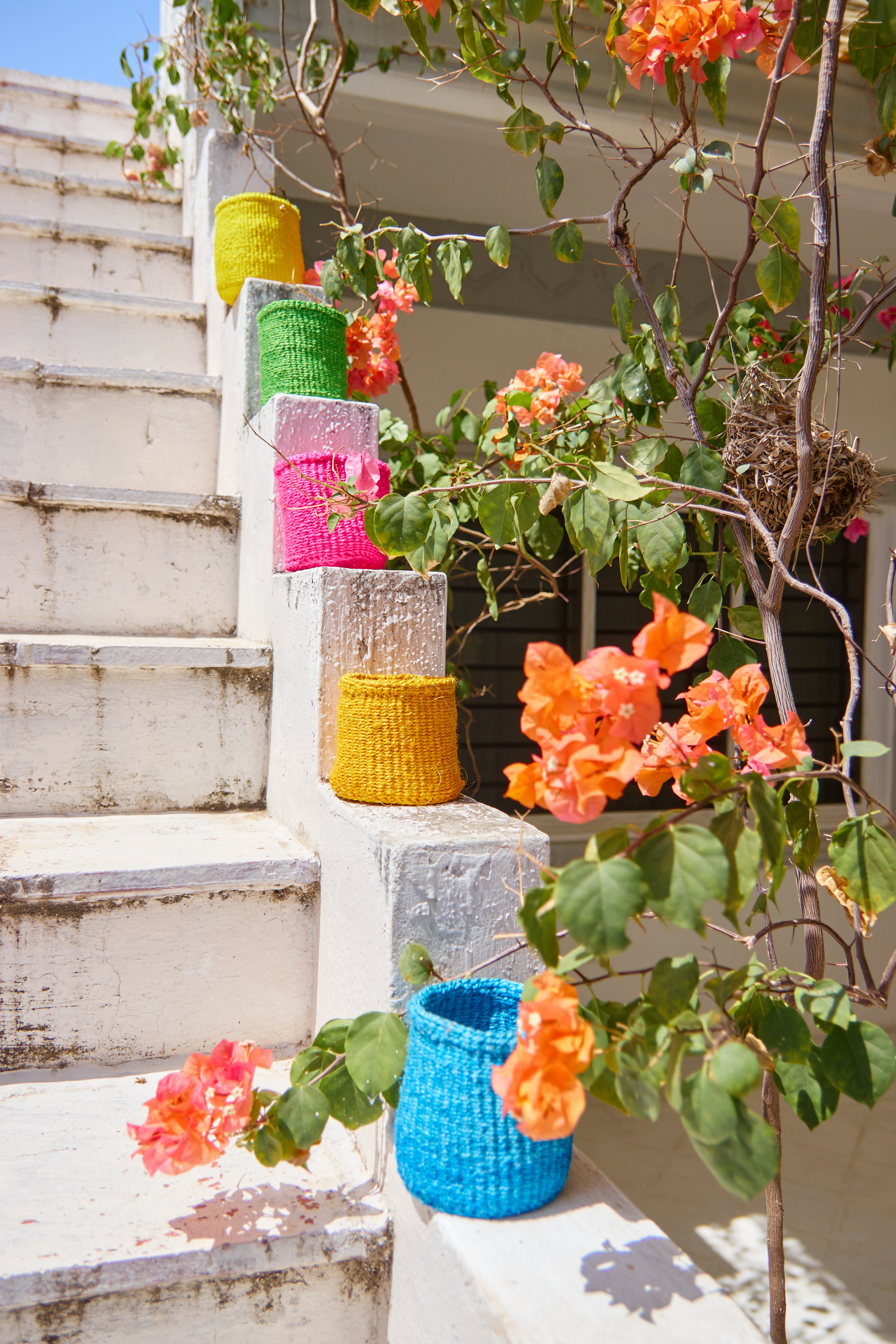 Petit panier en sisal - Différents couleurs