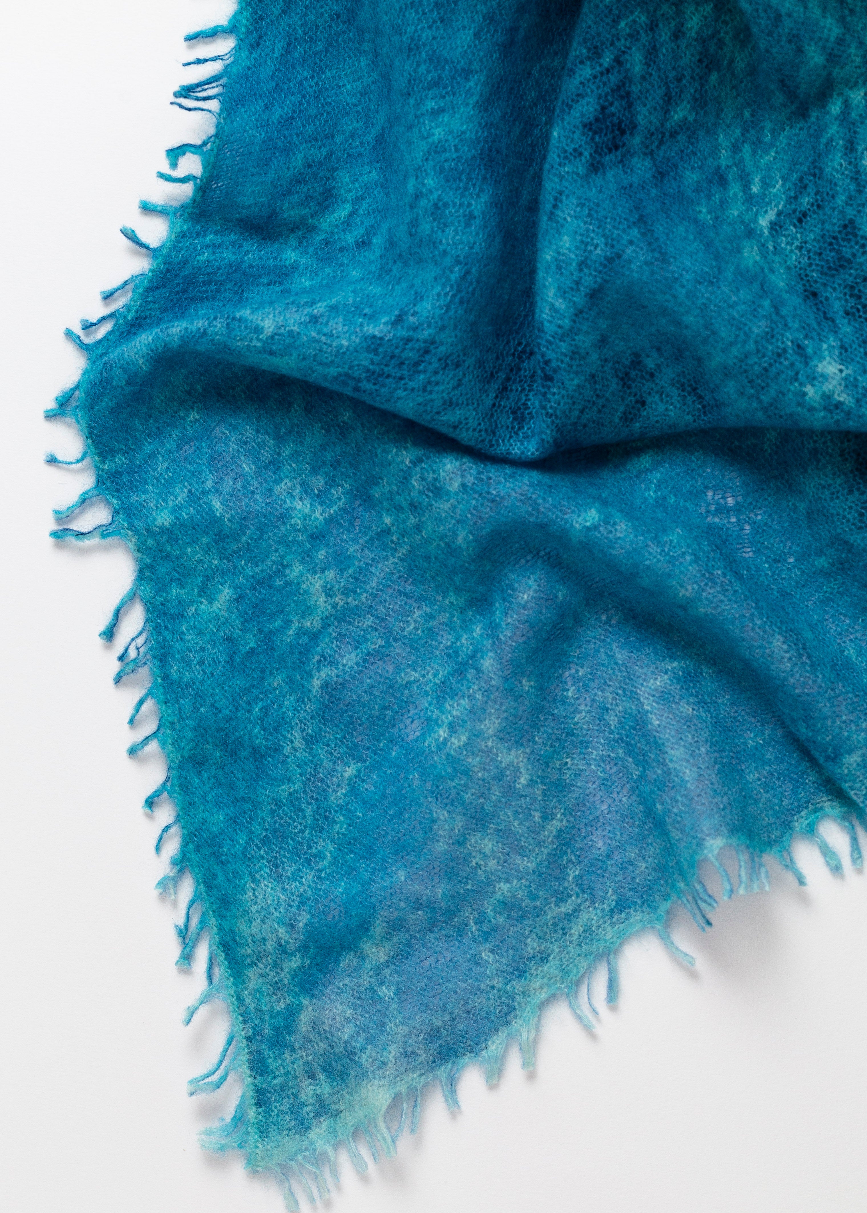 Echarpe en Cashmere Spray - Bleu Turquoise