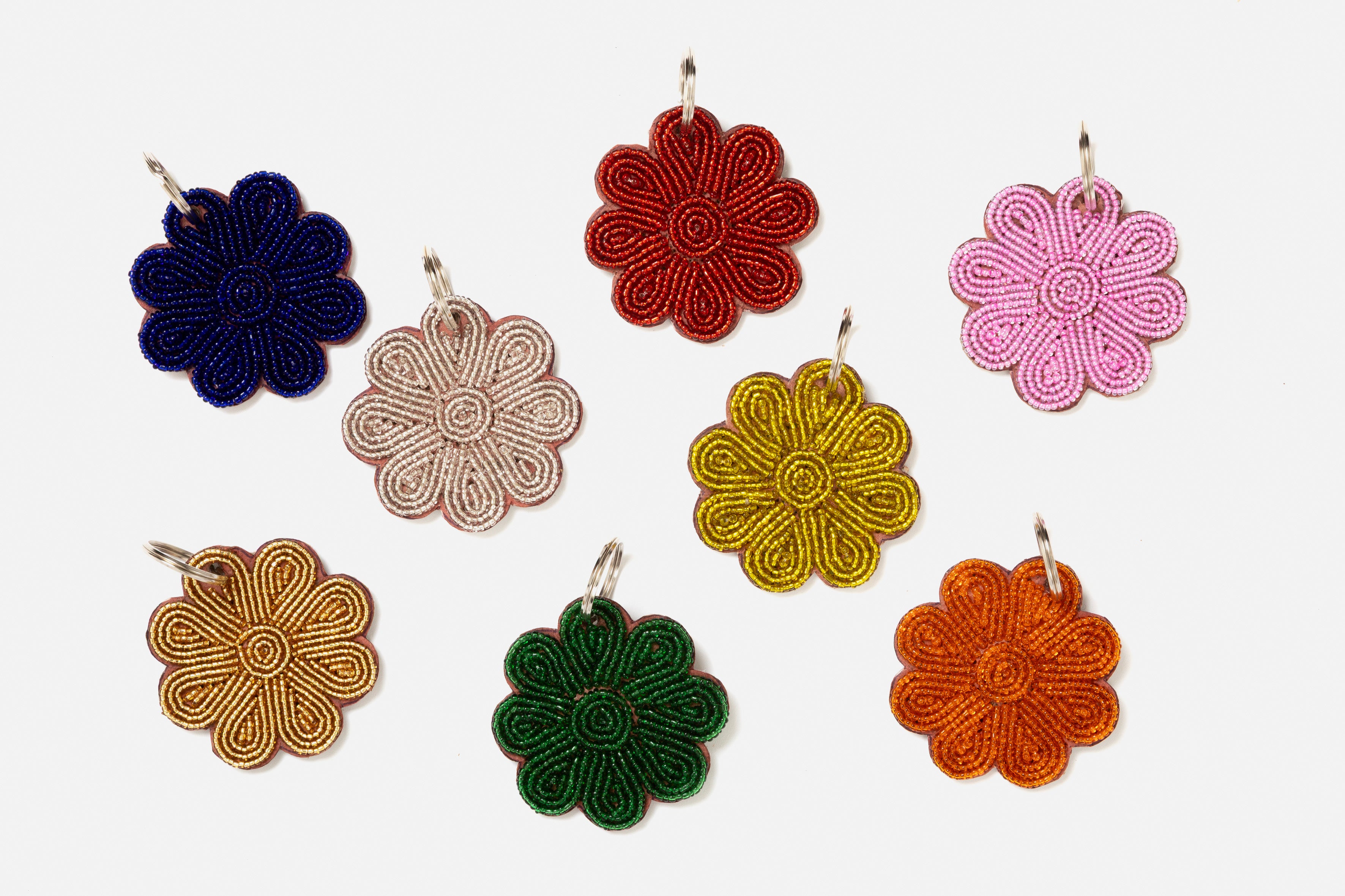 Porte-clés / Charms Fleurs