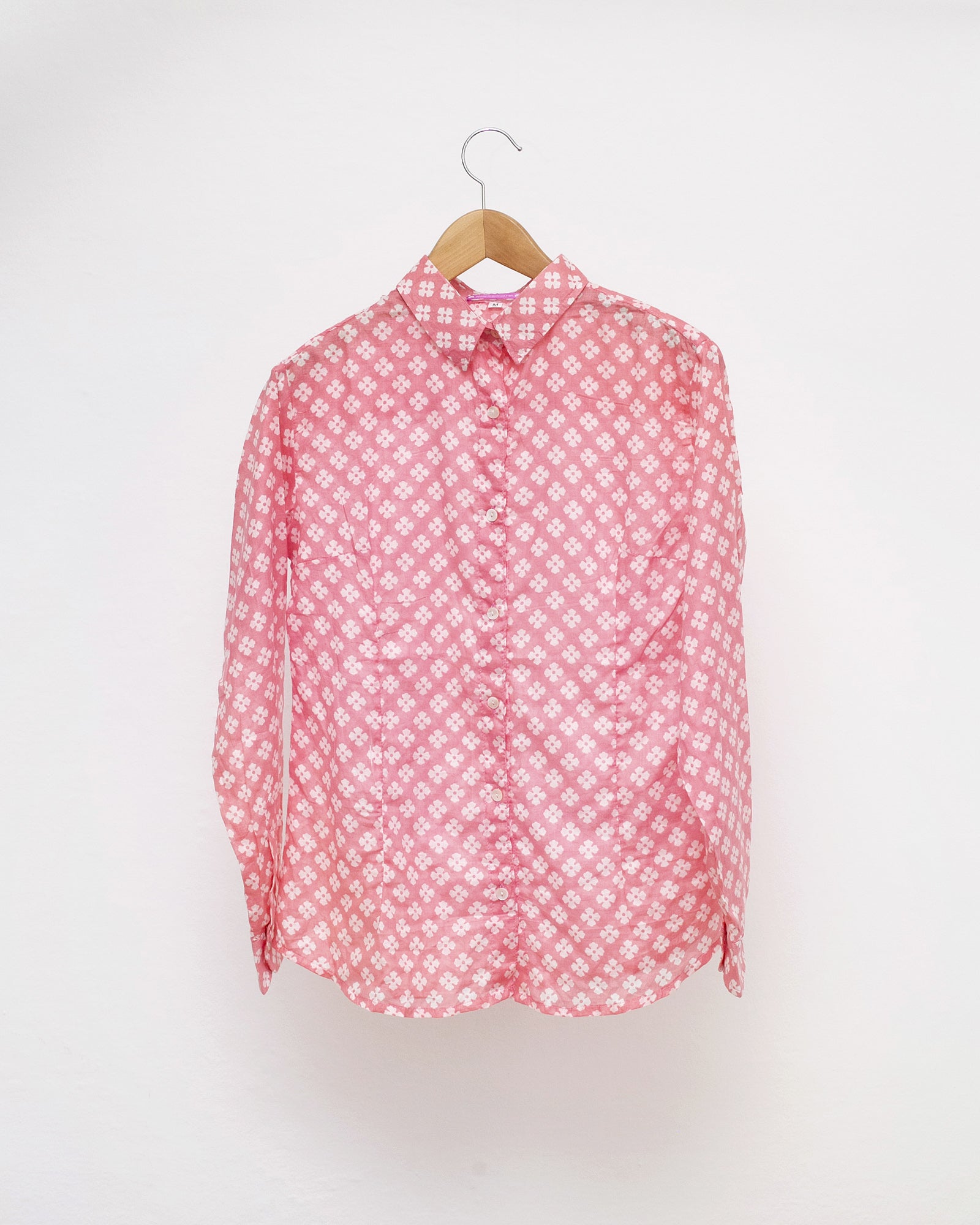 Chemise coton léger été femme et homme en nuage de coton imprimés colorés
