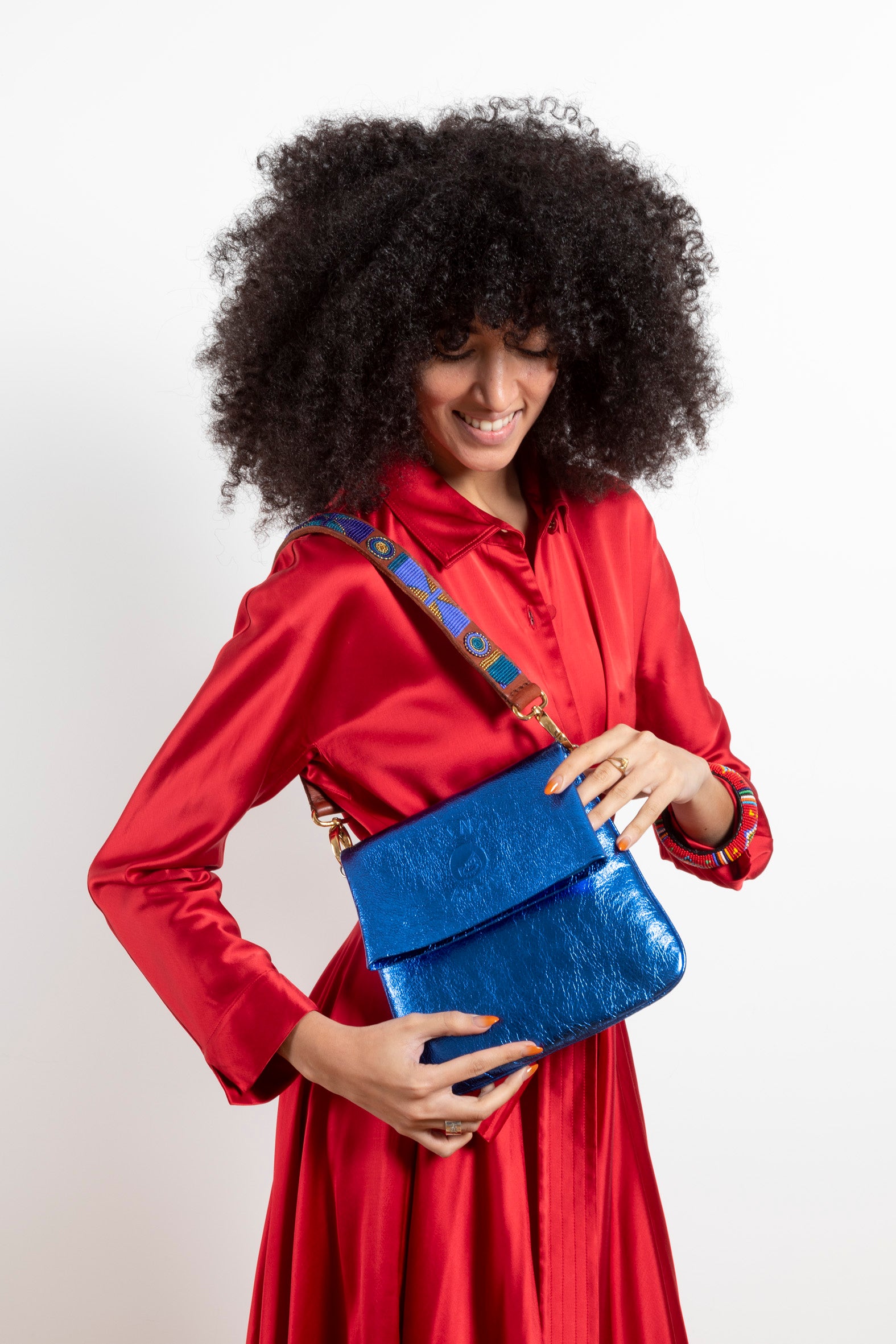 Bandoulière Masai - Midnight Blue