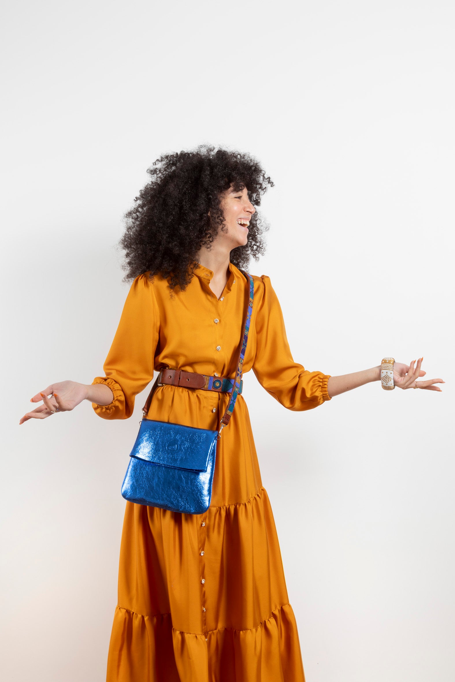 Choukara Satchel - Laminated (Blue)