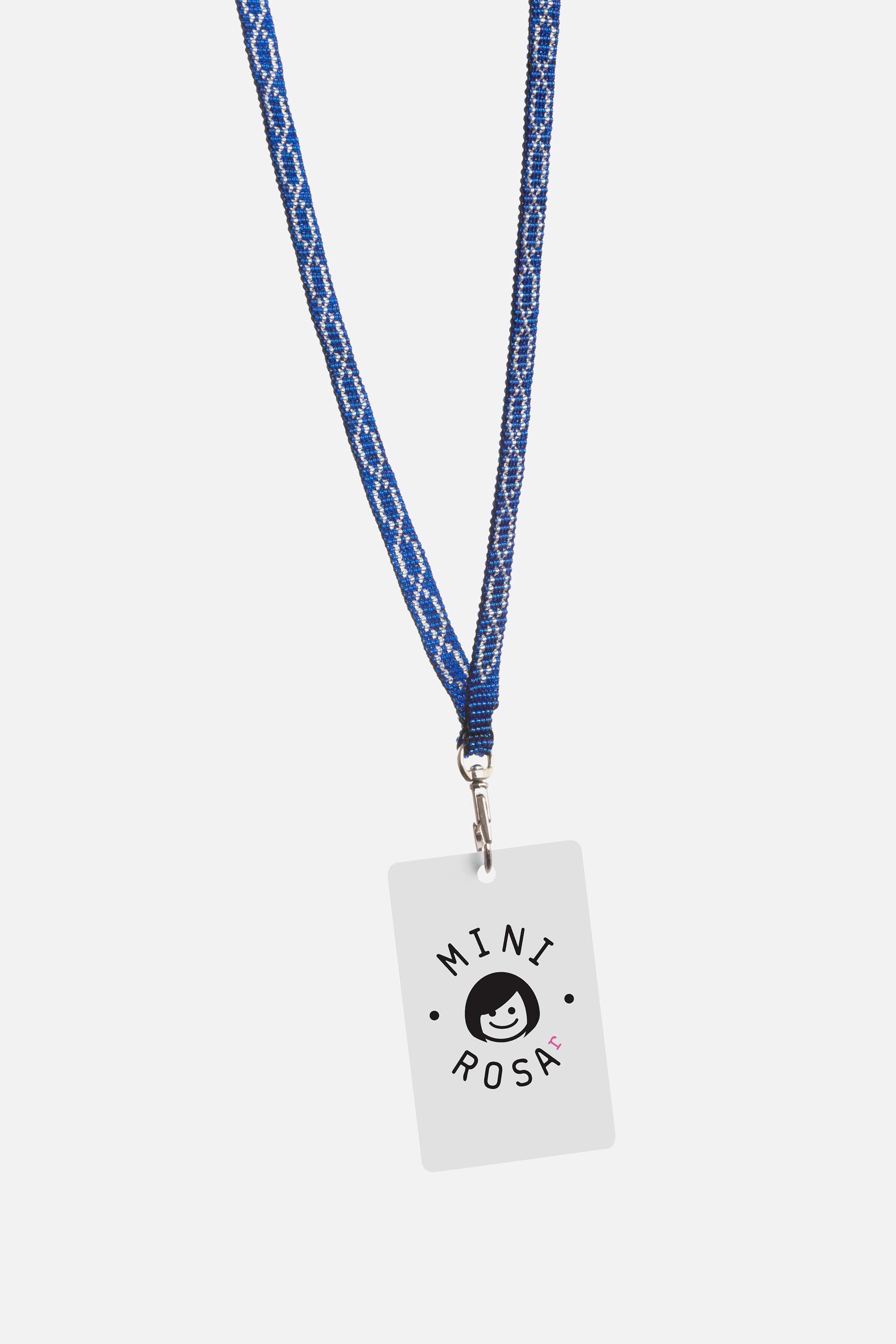 Porte-badge Diva Blue & Argent