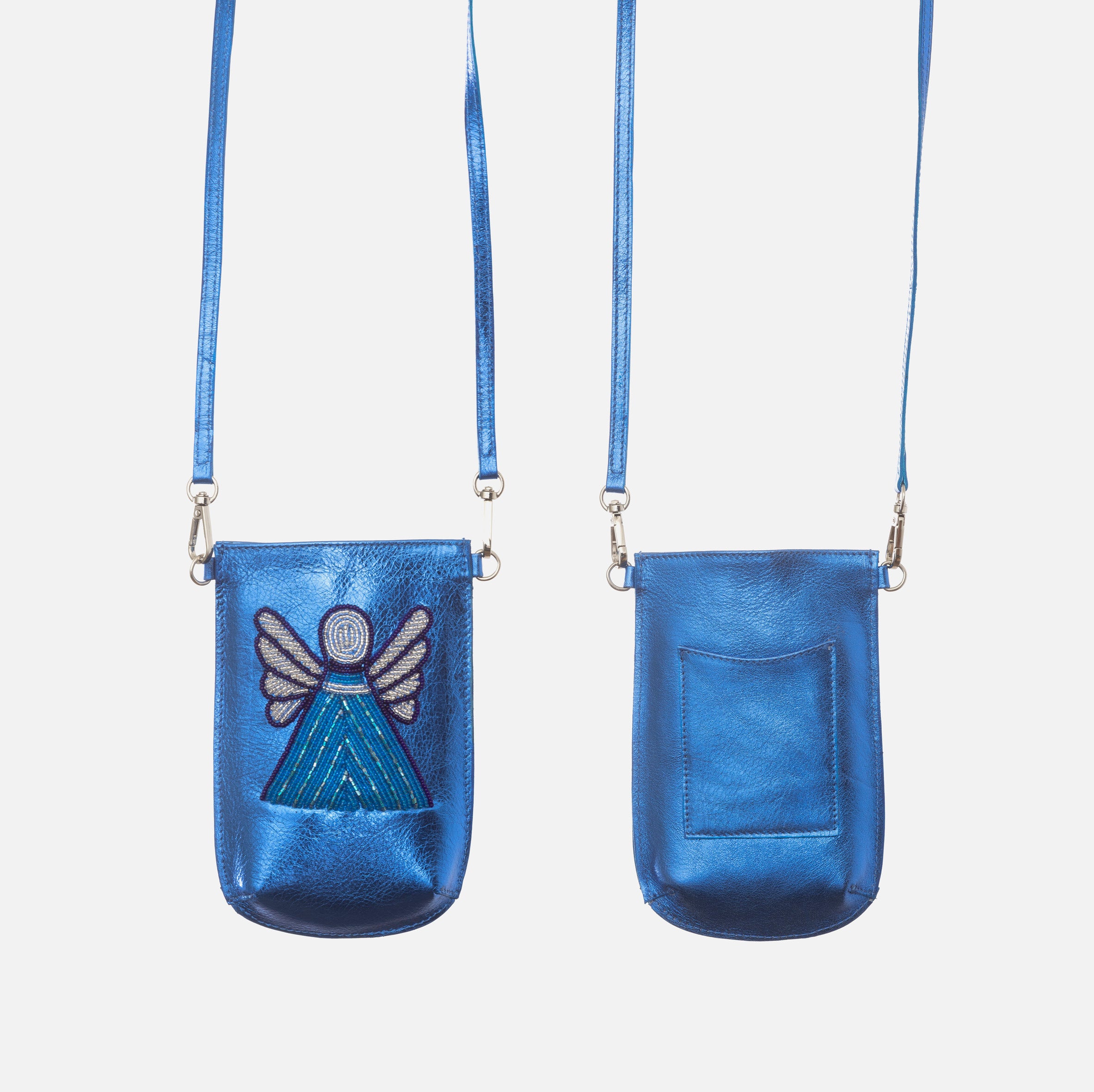 Porte-Téléphone Bravo Laminé Bleu - Ange Bleu