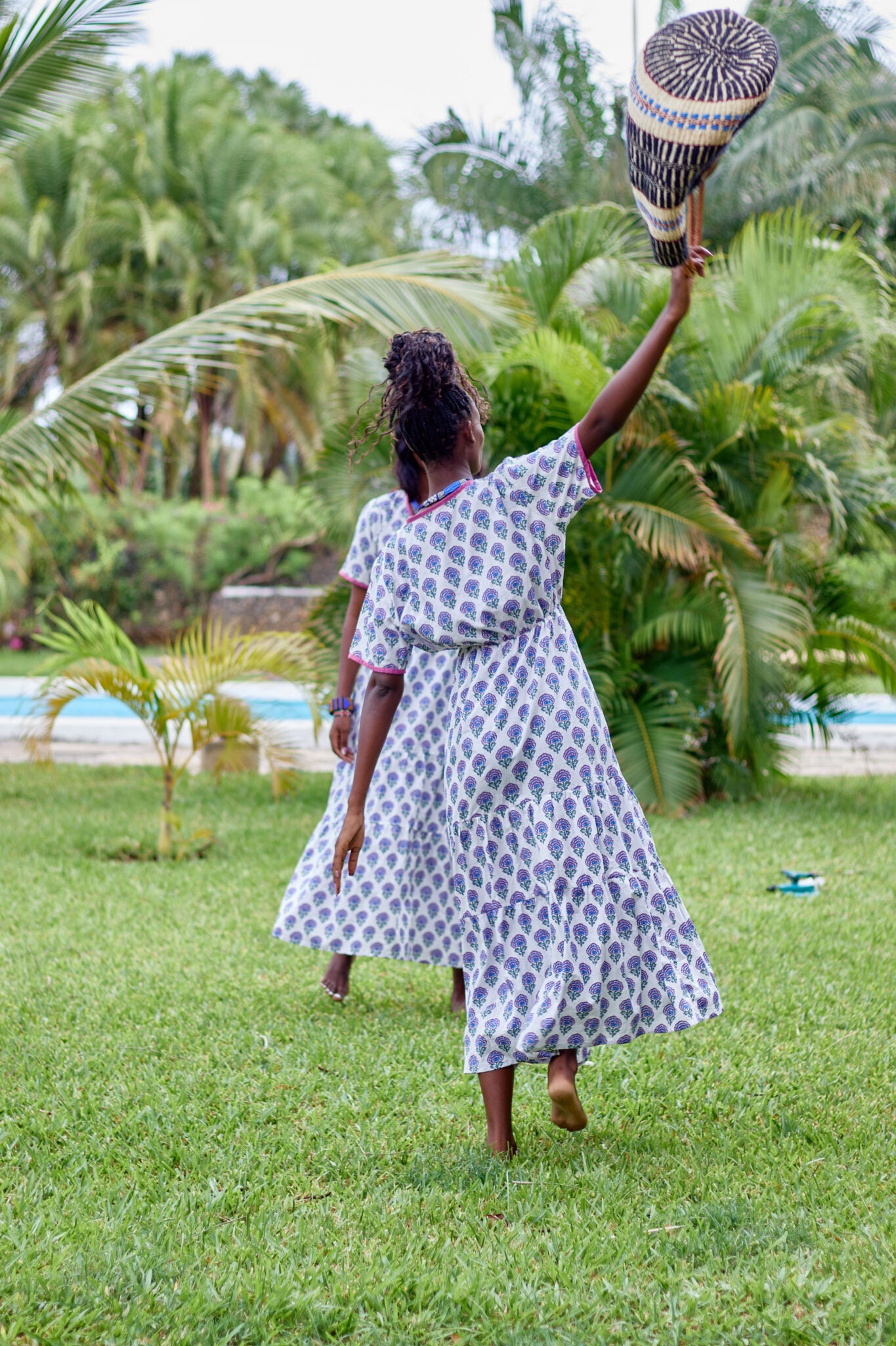 Robe coton manches courtes