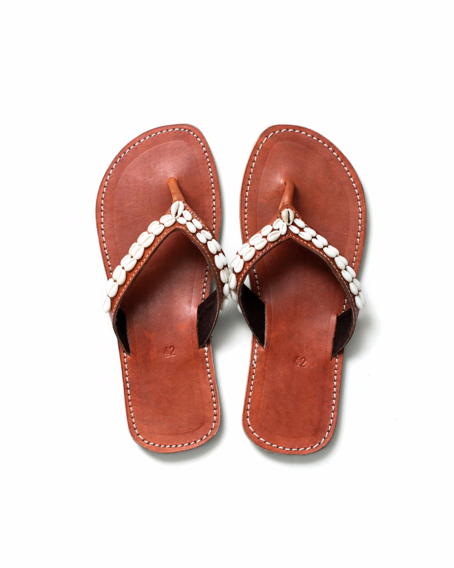 Sandales homme en cuir et perles colorées MiniRosa