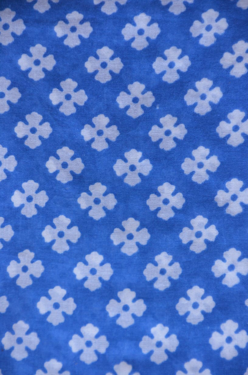 MiniRosa Motif Nuage de Coton Turquois