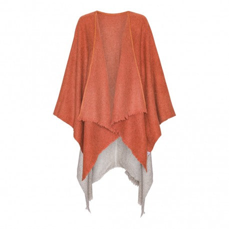 Poncho en Yack - Orange