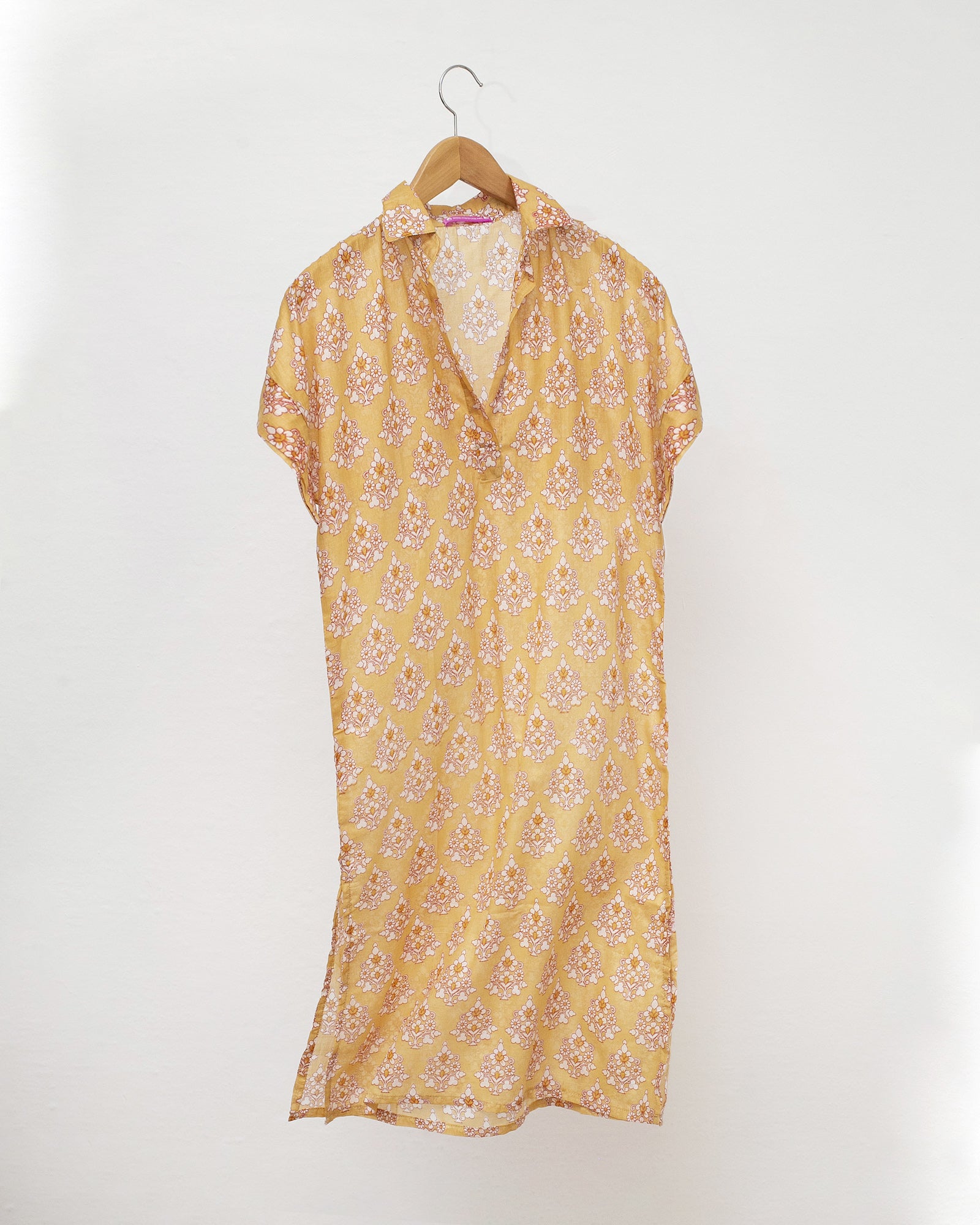 Robe en coton léger été femme en voile de coton coloré