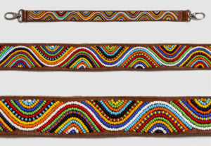 Masai Dog & Cat Collar - Waves (Multicolor)