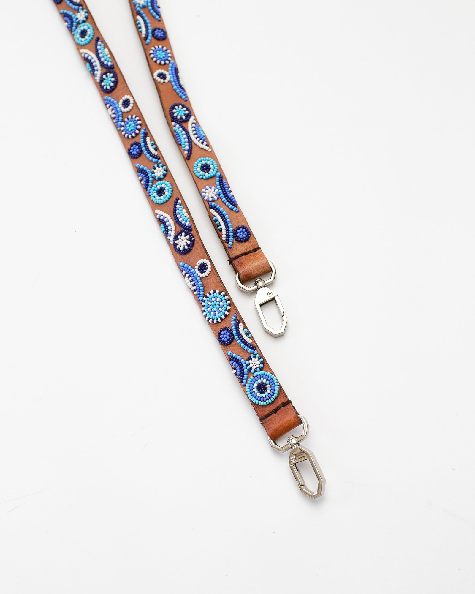 Masai Shoulder Strap - Pili Pili (Blue)