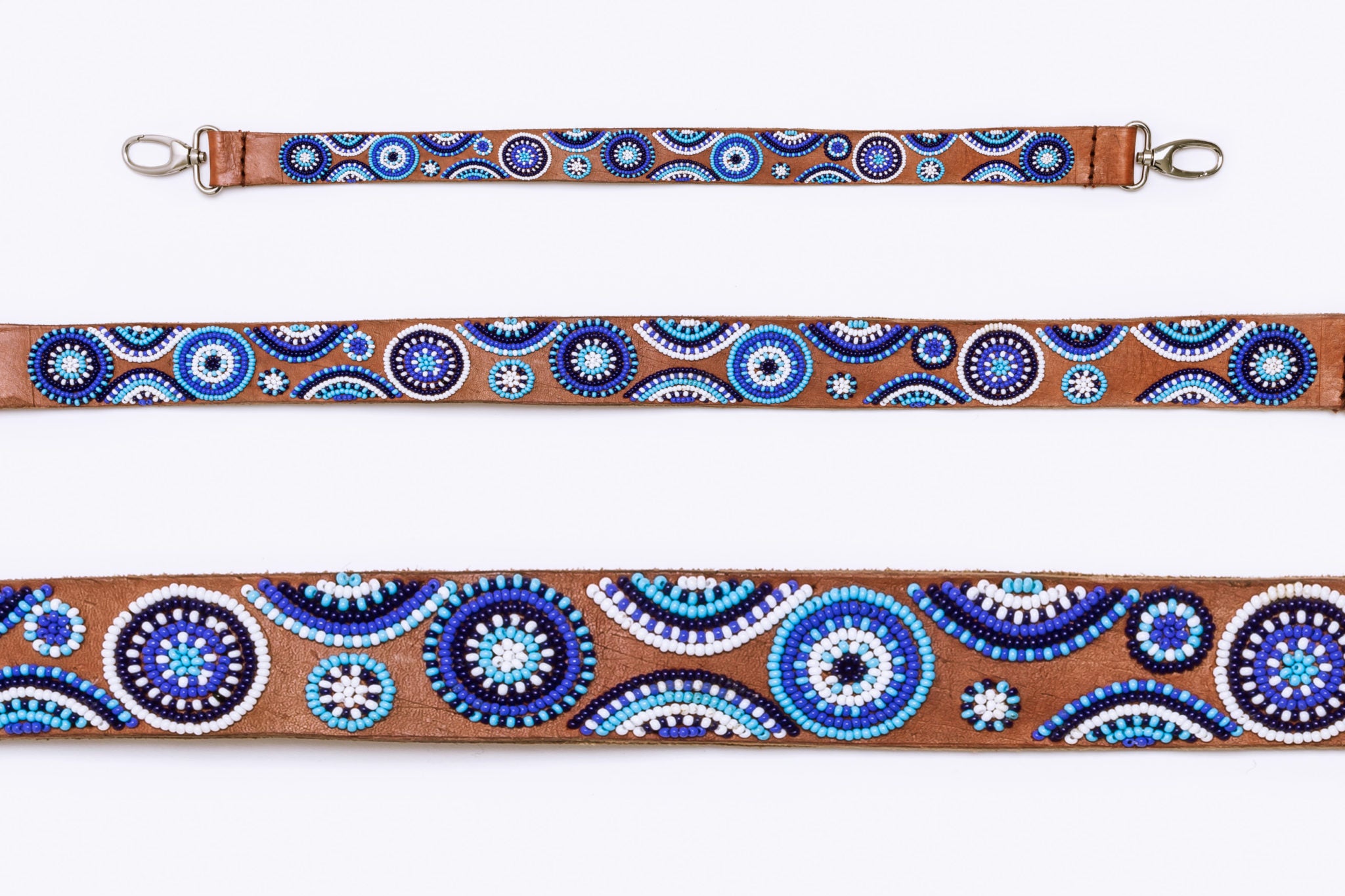 Masai Shoulder Strap - Pili Pili (Blue)