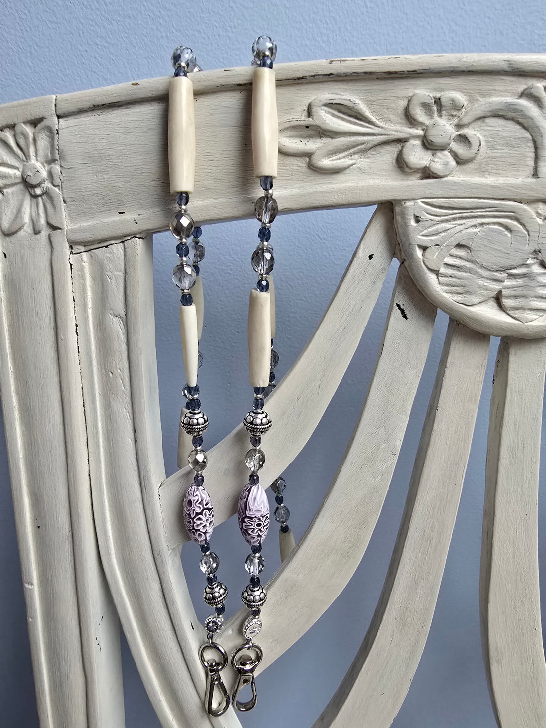 Bandoulière Rosa Argent