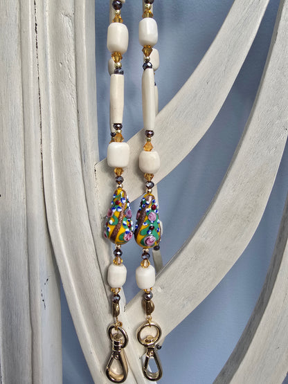 Bandoulière Rosa Burano dans les tons du Jaune