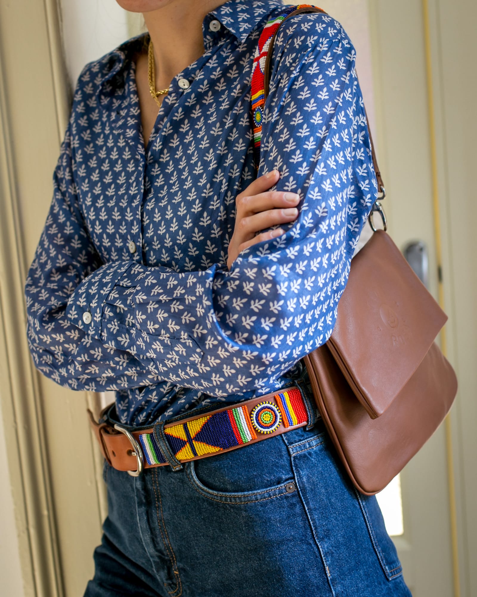 Ceinture Masaï - Geometric &amp; Sun Multicolor
