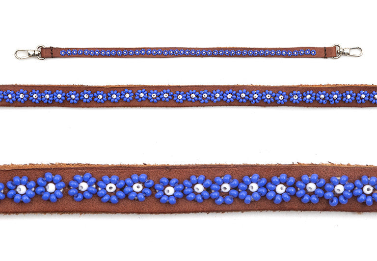 Masai Shoulder Strap - Daisy (Blue Masai)