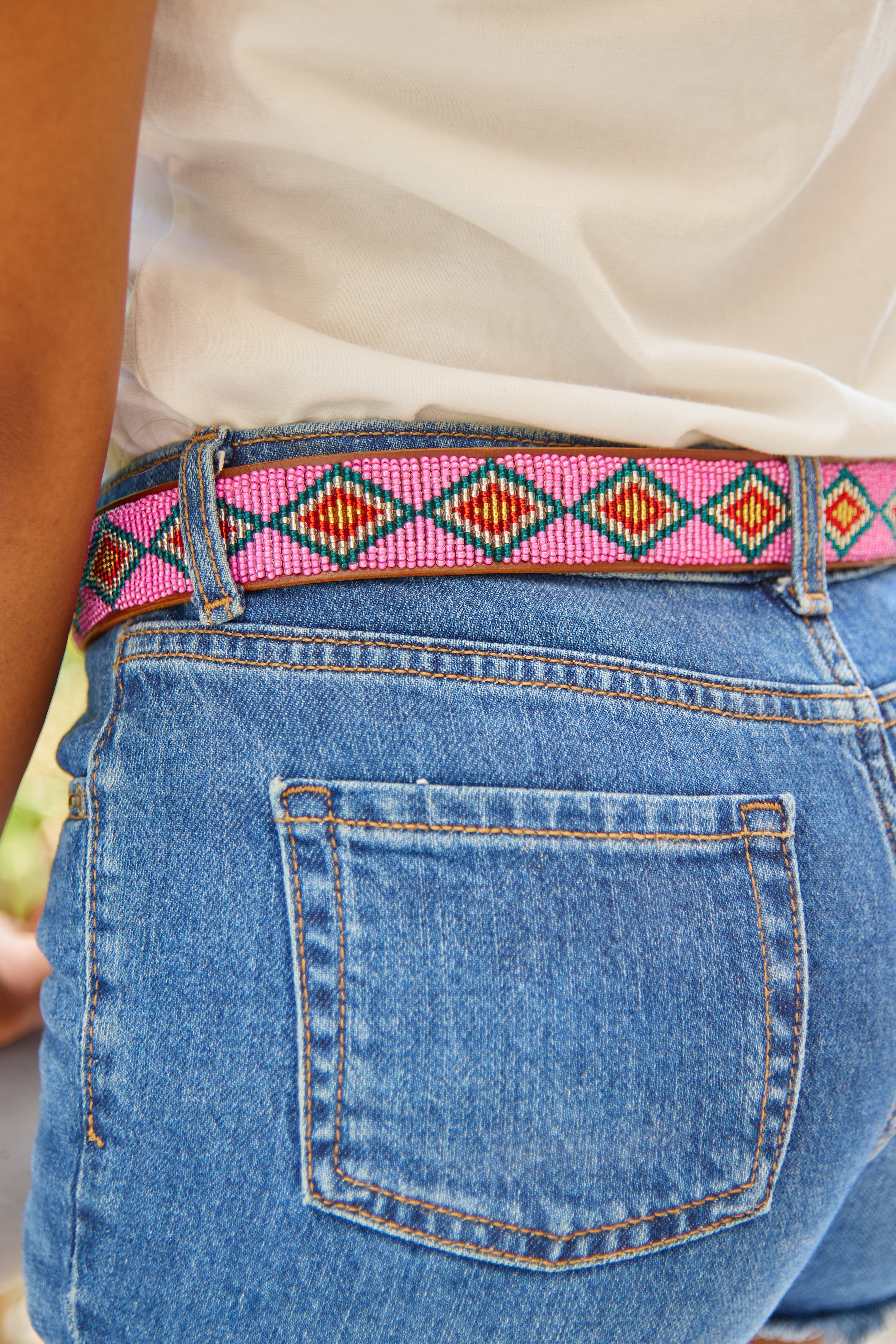 Ceinture Masai - Holidays (Pink)