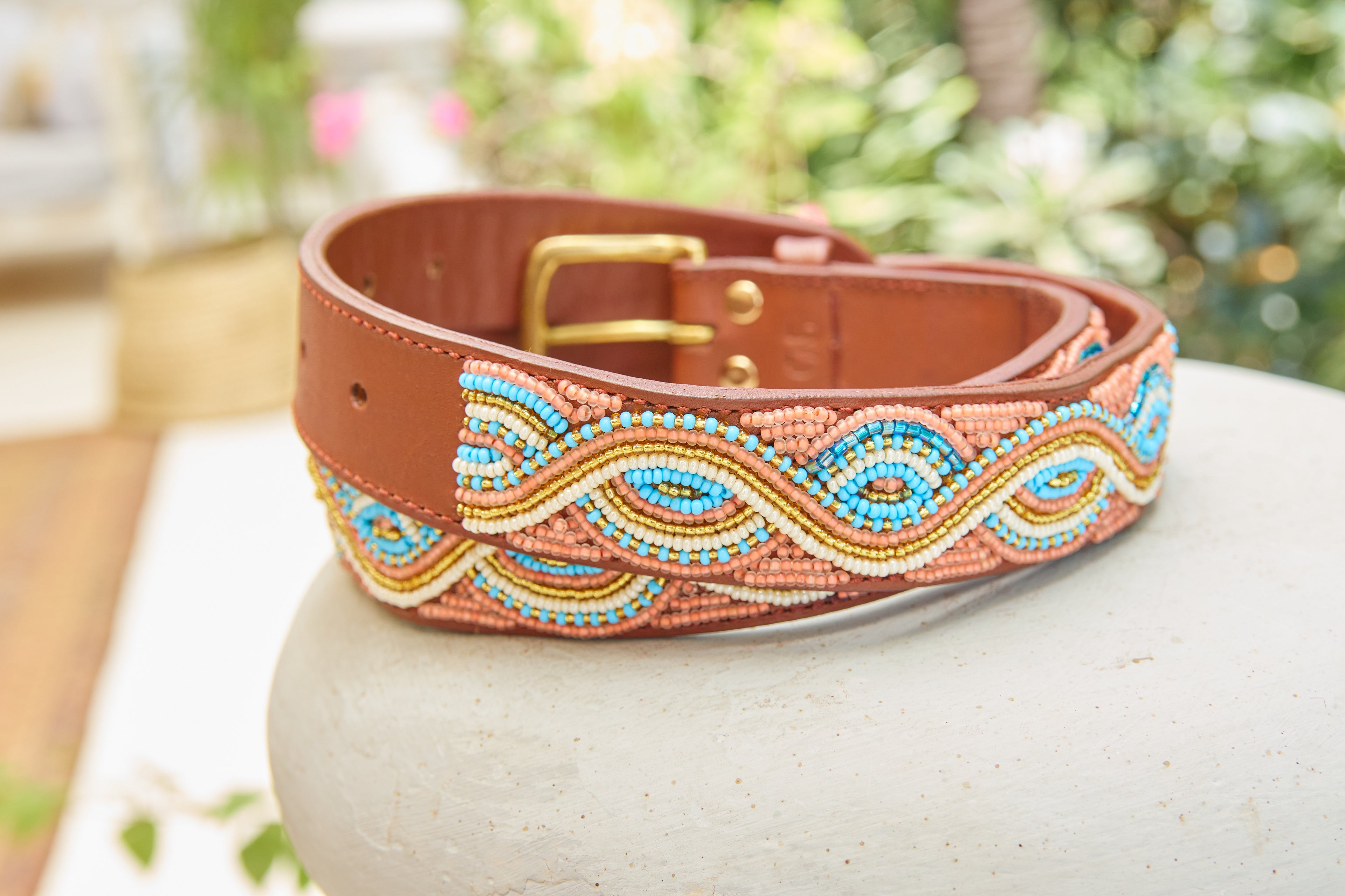 Masai Belt - Suzan (Light Blue)