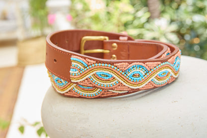 Masai Belt - Suzan (Light Blue)