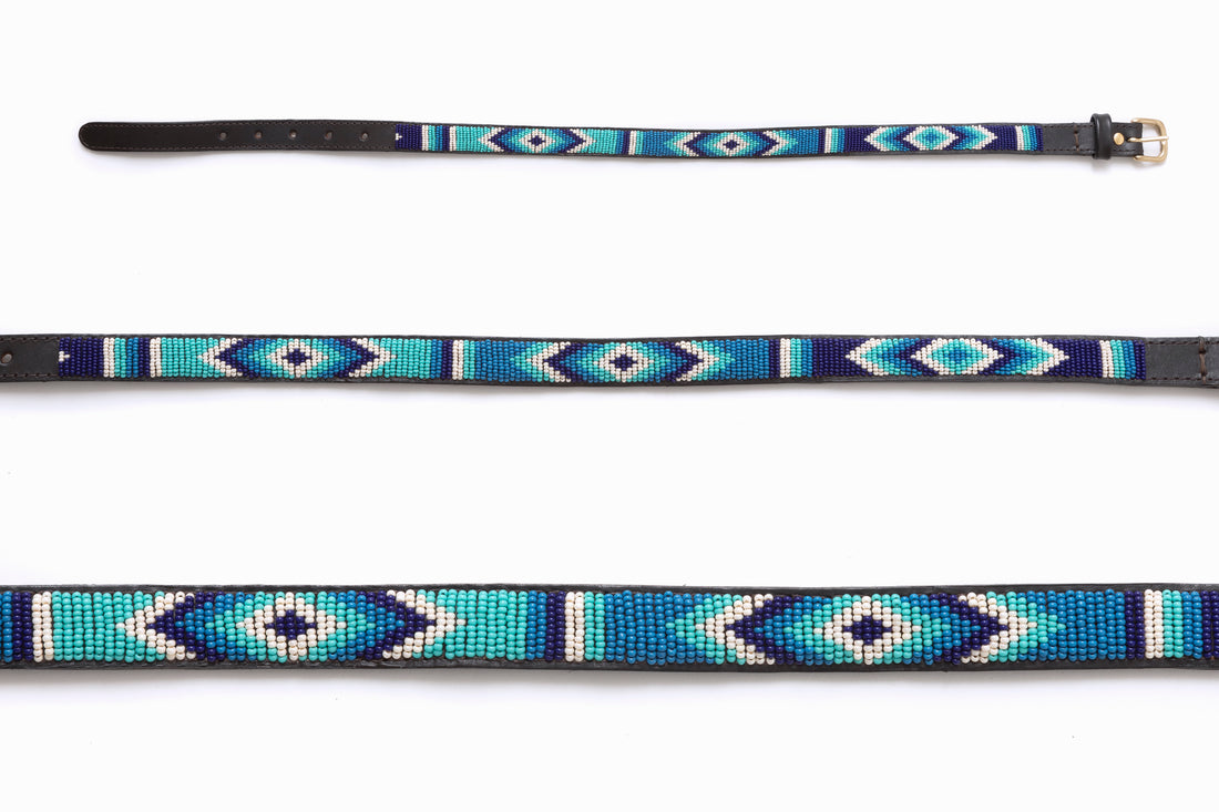 Masai Belt - Suzan (Light Blue)