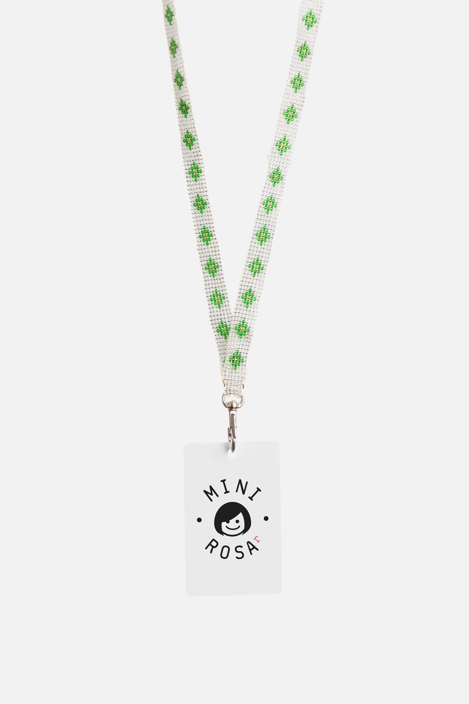 Porte-badge Tentation (Silver &amp; Green)