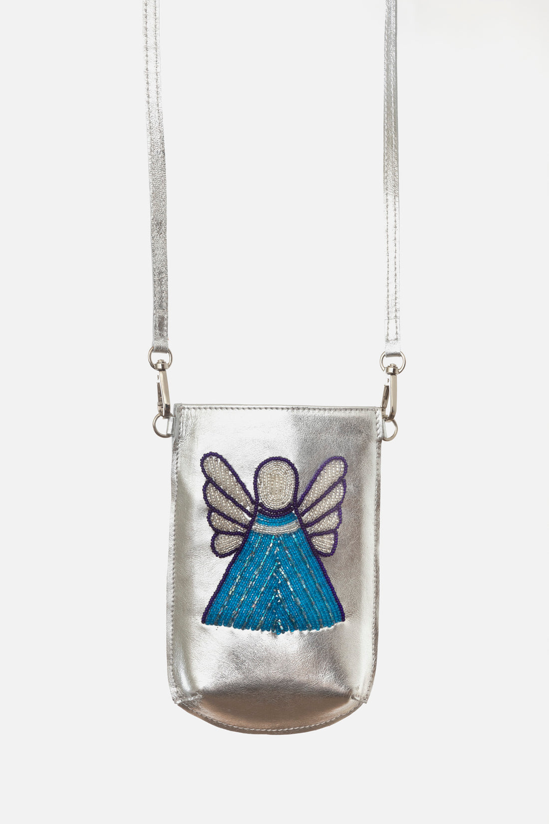 Porte-Téléphone Bravo Laminé Argent - Ange Bleu