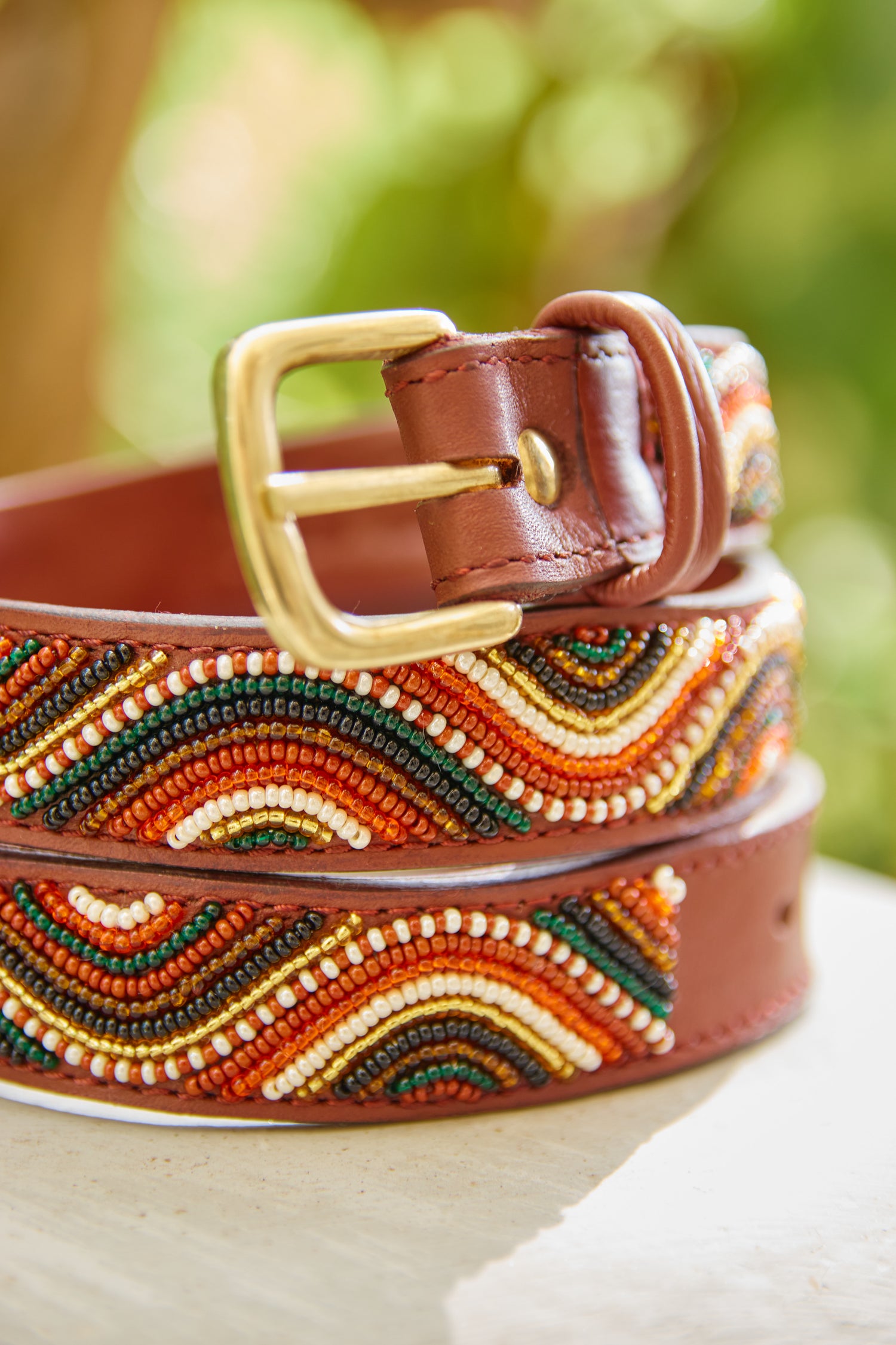 Masai Belt - Suzan (Light Blue)