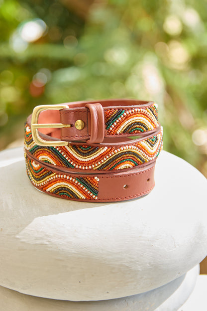 Masai Belt - Suzan (Light Blue)