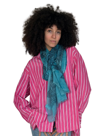 Echarpe en Cashmere Ultra Light - Motifs Géometriques