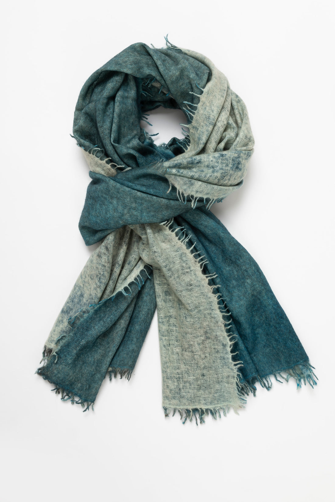 Echarpe en Cashmere Spray - Vert